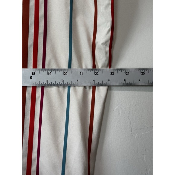 Loro Piana Women's Abito April Santa Crus Striped Silk Shirt Dress US Size L - Picture 7 of 12